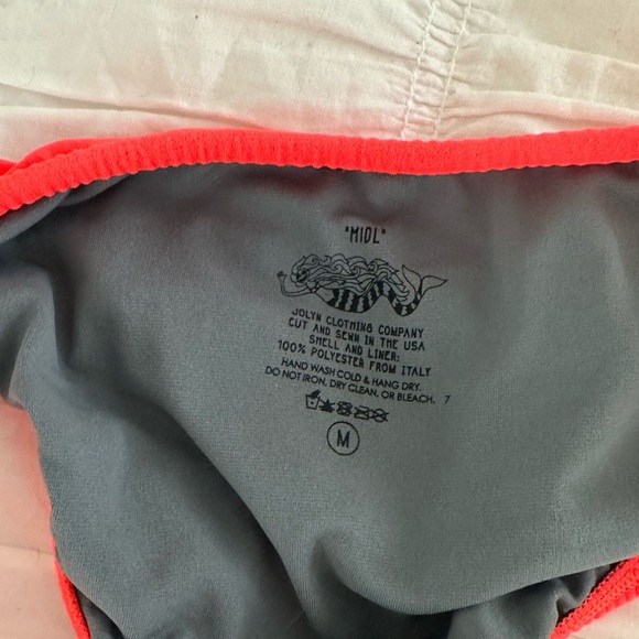 Jolyn bright orange bikini bottoms - Picture 3 of 4